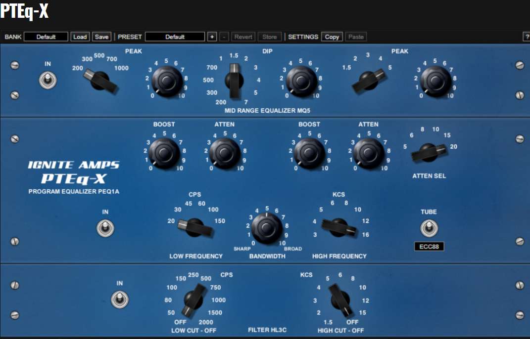 仿照硬件PultecEQ/ignite Amps 硬件建模/仿照Pultec EQ1 A