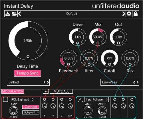 延迟效果器 – Unfiltered Audio Instant Delay v1.2.0 macOSX