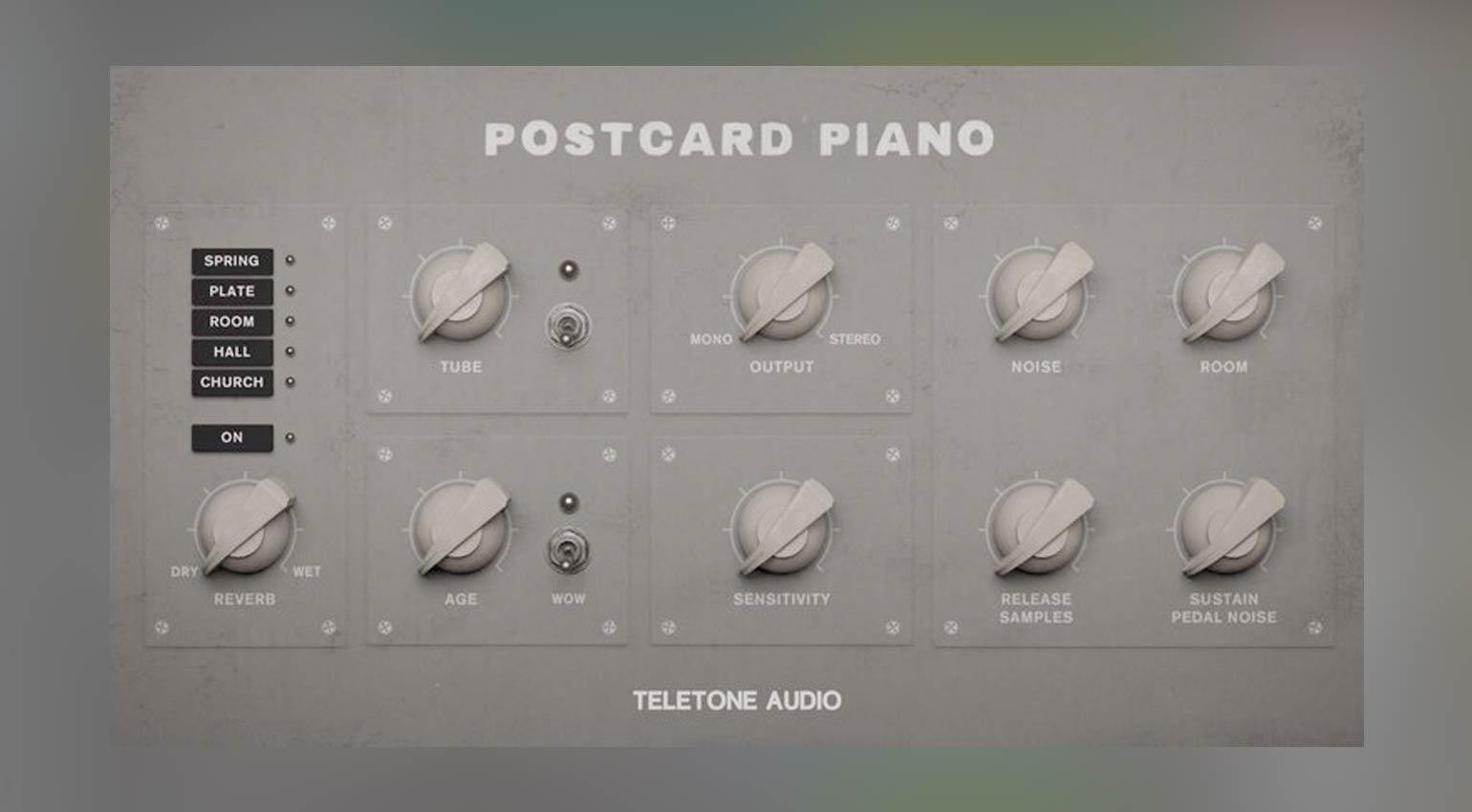 明信片钢琴 – Teletone Audio Postcard Piano KONTAKT