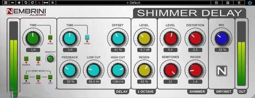 延迟效果器插件 – Nembrini Audio NA Shimmer Delay v1.0.0 WIN