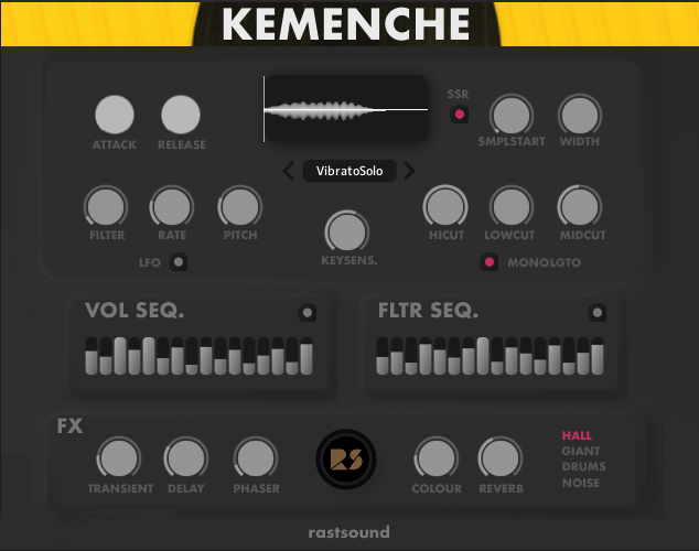 弦乐合成器 – Rast Sound Kemenche v2.0 KONTAKT