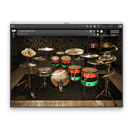 混合波托马斯·普利金鼓 – MixWave Thomas Pridgen Drums v1.1.1 KONTAKT