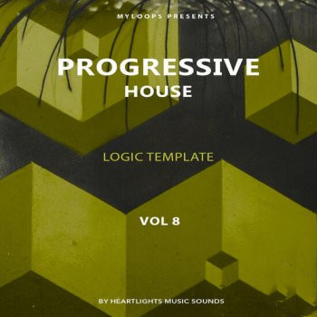 Heartlights Music Sounds Progressive House Template Vol 8 for Logic Pro X-DECiBEL