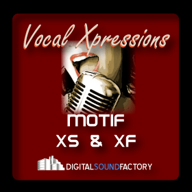 Digital Sound Factory Motif Vocal Xpression (XS-XF-Montage-MODX) X0V