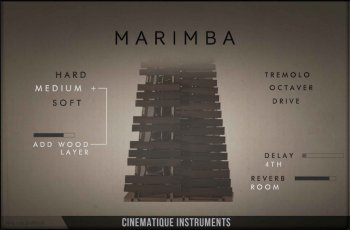 Cinematique Instruments Marimba Content for HALion