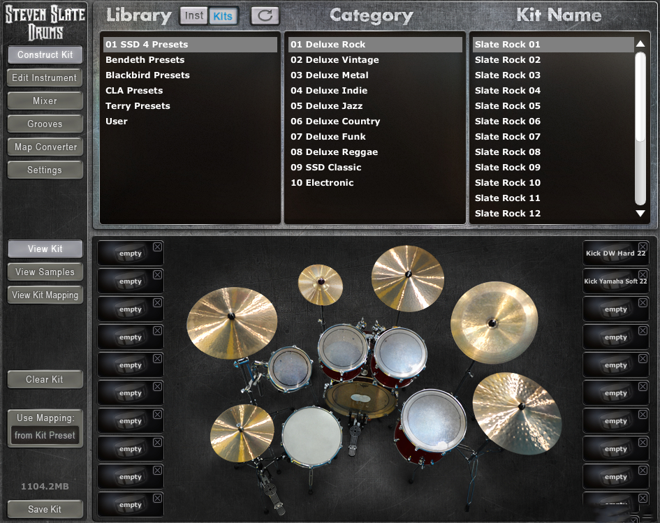 Steven Slate Drums Platinum 4.0 SSD4鼓音源白金版/5套扩展/视频教程(Win/Mac)