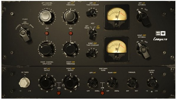 Overloud 全套(LA 2A Comp 670 EQ550 1176等)模拟硬件建模PC/MAC