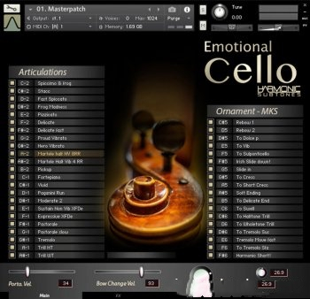 [极品独奏情感大提琴]Best Service Emotional Cello v1.5 [KONTAKT]（13.05Gb）