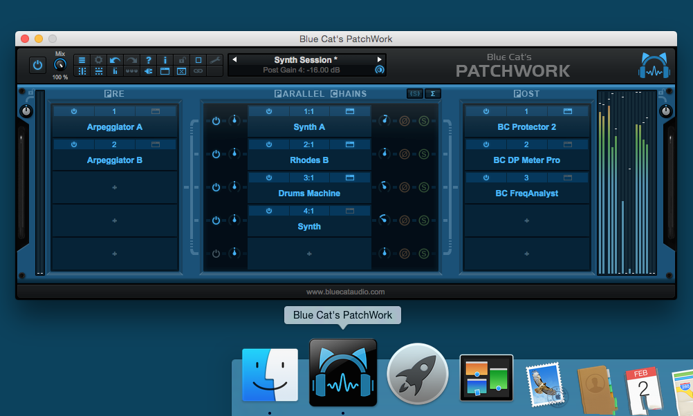 [蓝猫机架]Blue Cat Audio Blue Cat’s PatchWork v2.43 [WiN, MacOSX]（392Mb）