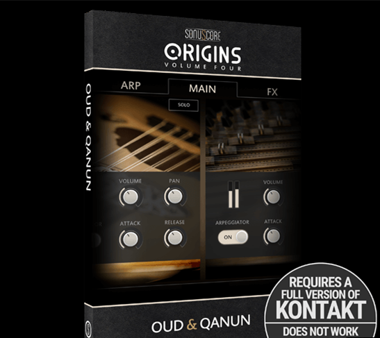 [厄乌德琴卡侬琴音源]Sonuscore Origins Vol.4 Oud and Qanun [KONTAKT]（220Mb）