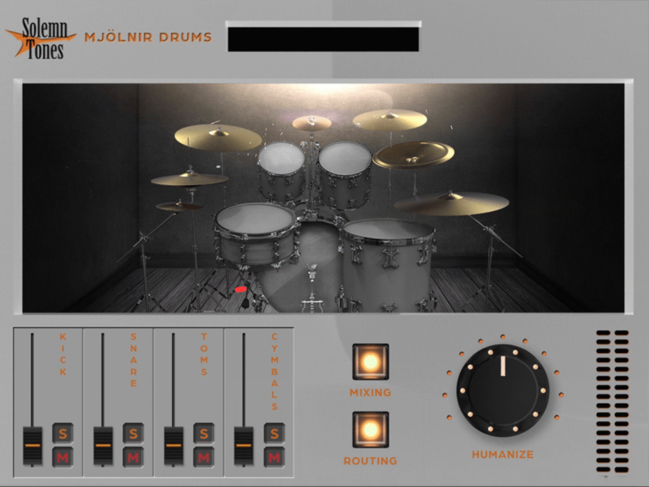 [摇滚金属鼓组音源插件]Solemn Tones Mjolnir Drums v1.5.3 RETAiL [WiN, MacOSX]（1.29Gb）