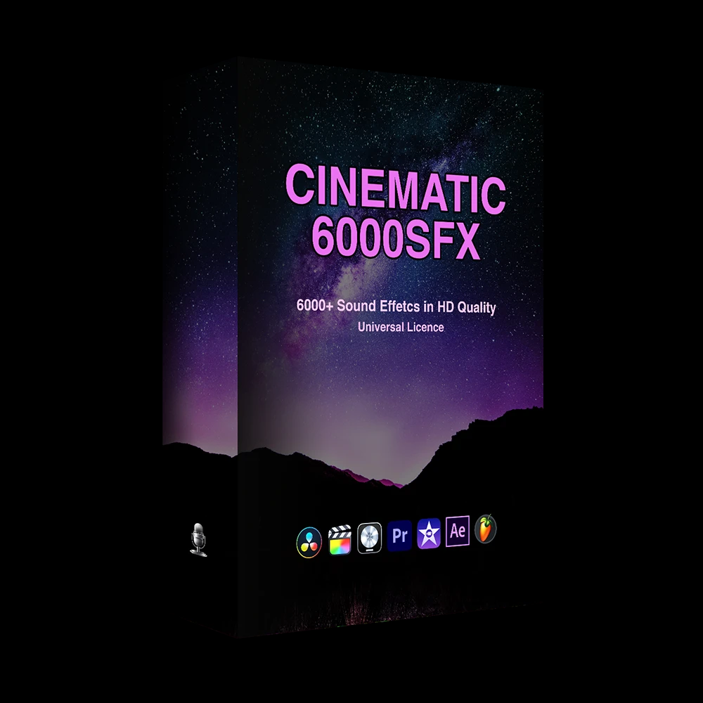 [高品质6000多种音效]ProfessionalSongs 6000+ Cinematic SFX Ultimate Bundle Pack [WAV]（14.1GB）