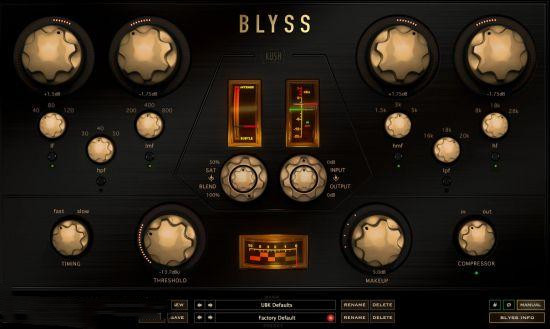 母带风格的均衡器 – Kush Audio Blyss 1.0.1 WIN