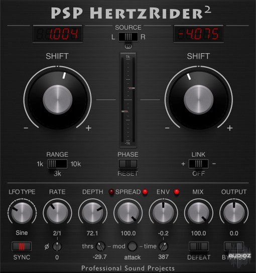 移频器插件 – PSPaudioware PSP HertzRider 2 v2.0.0 [WiN]