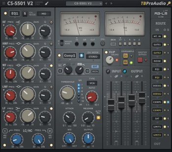 通道条插件 – TBProAudio CS5501 v2.1.4 WiN/MAC1.4.3