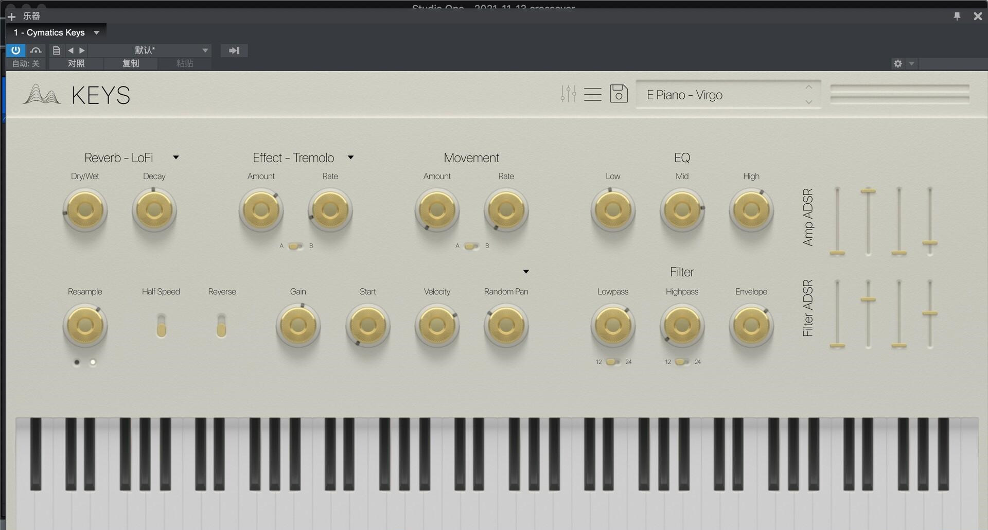 键盘钢琴插件 – Cymatics KEYS Instrument v1.0 WIN/OSX