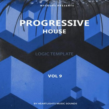 Heartlights Music Sounds Progressive House Template Vol.9 for Logic Pro X-DECiBEL