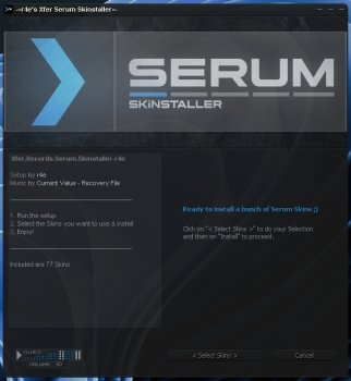 r4e’s Xfer Serum Skinstaller