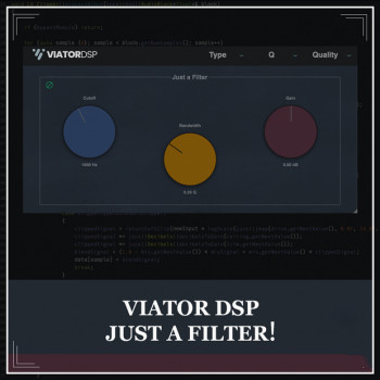 Viator DSP Just A Filter v1.0.0 VST3 AU x64 WiN macOS