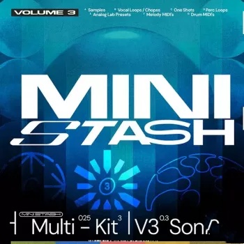 KXVI Ministash Vol 3 Multi Kit WAV MiDi ANALOG LAB BANK